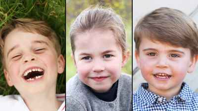 Duchess Kate and Prince William Kids Birthday Portraits Over the Years promos