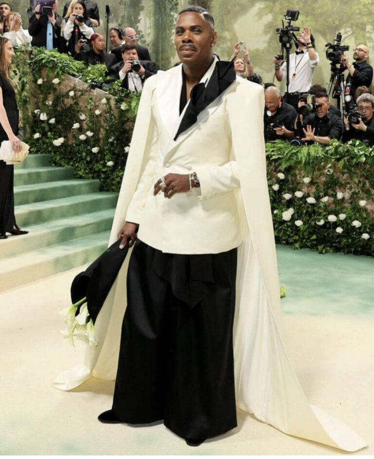 Our Top 10 Best Dressed Men at The Met Gala 2024 including Usher in McQueen Bad Bunny in Maison Margiela Coleman Domingo in Willy Chavarria Jeremy Pope in Tanner Fletcher More4 1160x1425