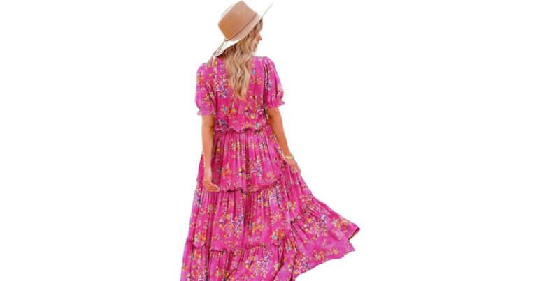 Yesno floral maxi dress