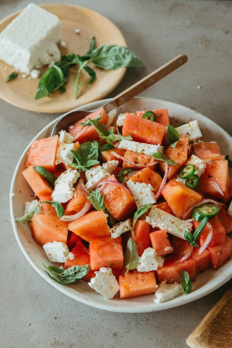 Spicy Watermelon Feta Salad 865x1297