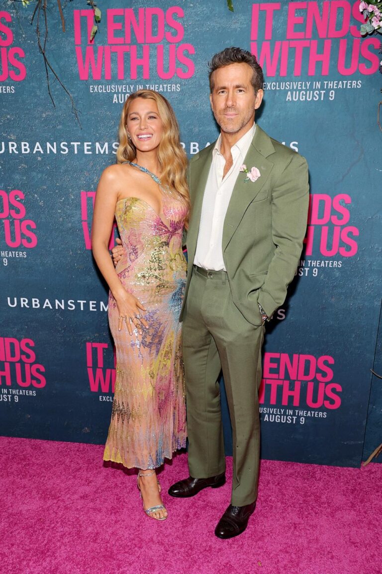 Blake Lively and Ryan Reynolds attend the It Ends With Us New York Premiere 738