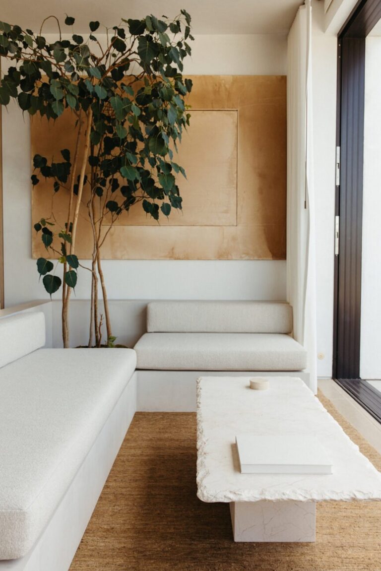 neutral living room with plant 865x1296