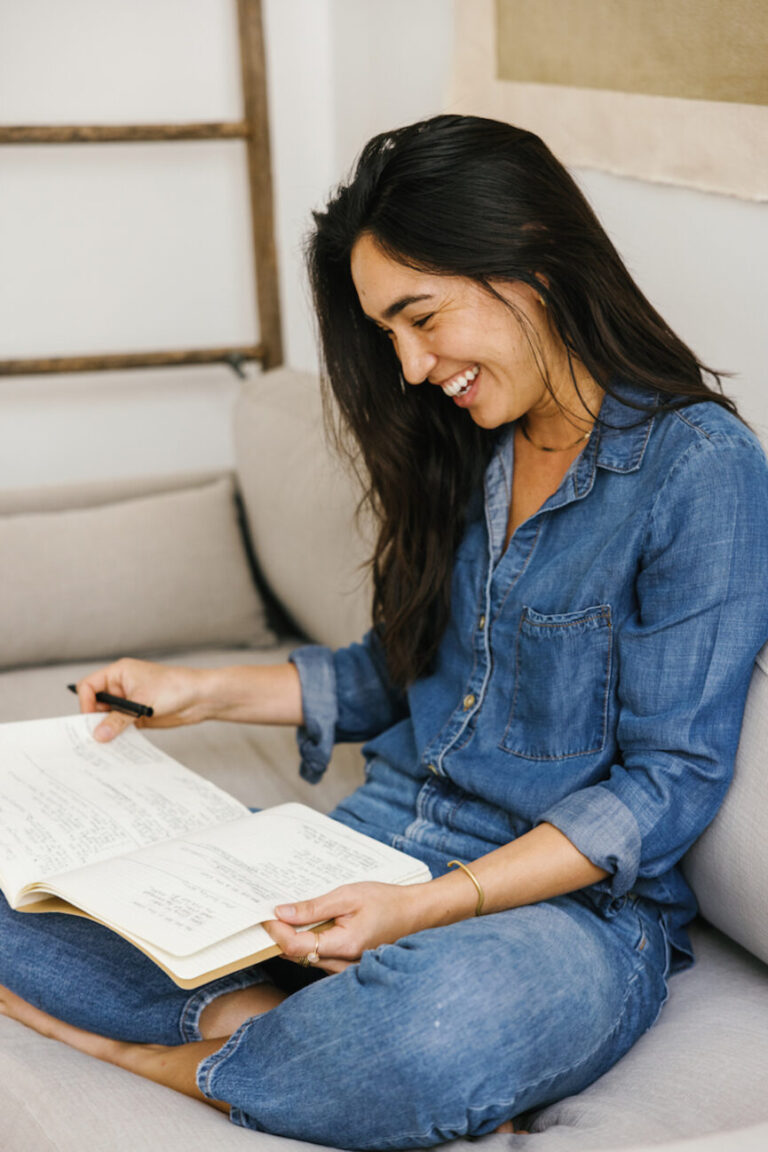 woman wearing canadian denim tuxeudo 865x1298