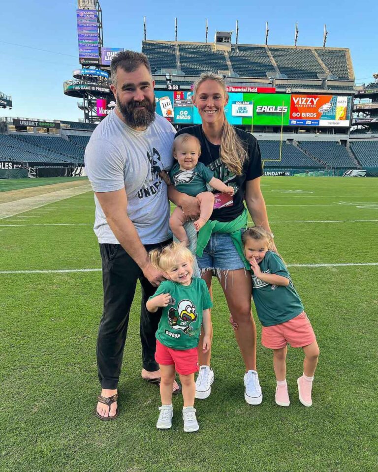 Feature Jason Kelce Thinks It Will Be Hilarious When His and Kylie Kelce Kids Meet Taylor Swift Cats