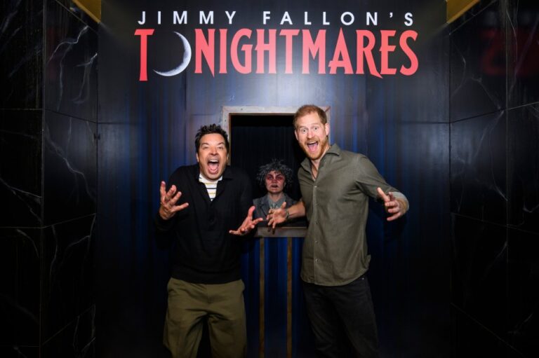 Prince harry jimmy fallon haunted mazeNUP 205795 01731