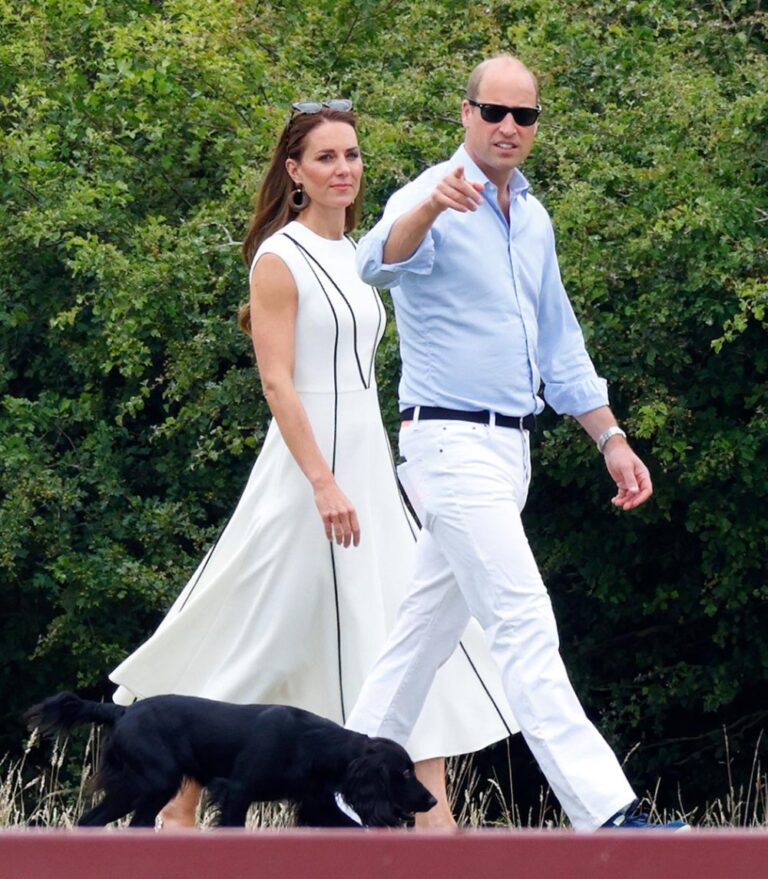 2 Prince William and Kate Middleton Let Their Dog Sleep in the Bed Just Like Us