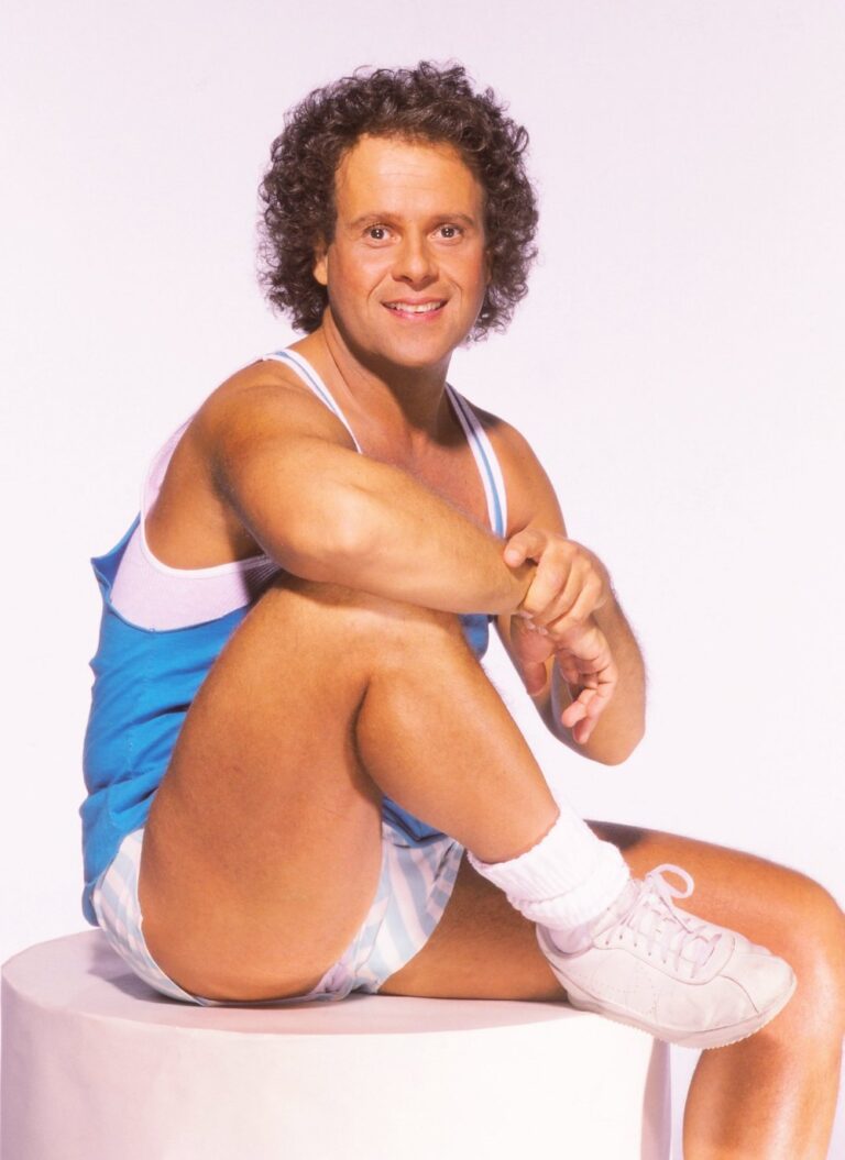 GettyImages 494470877 Richard Simmons Buried in Workout Gear