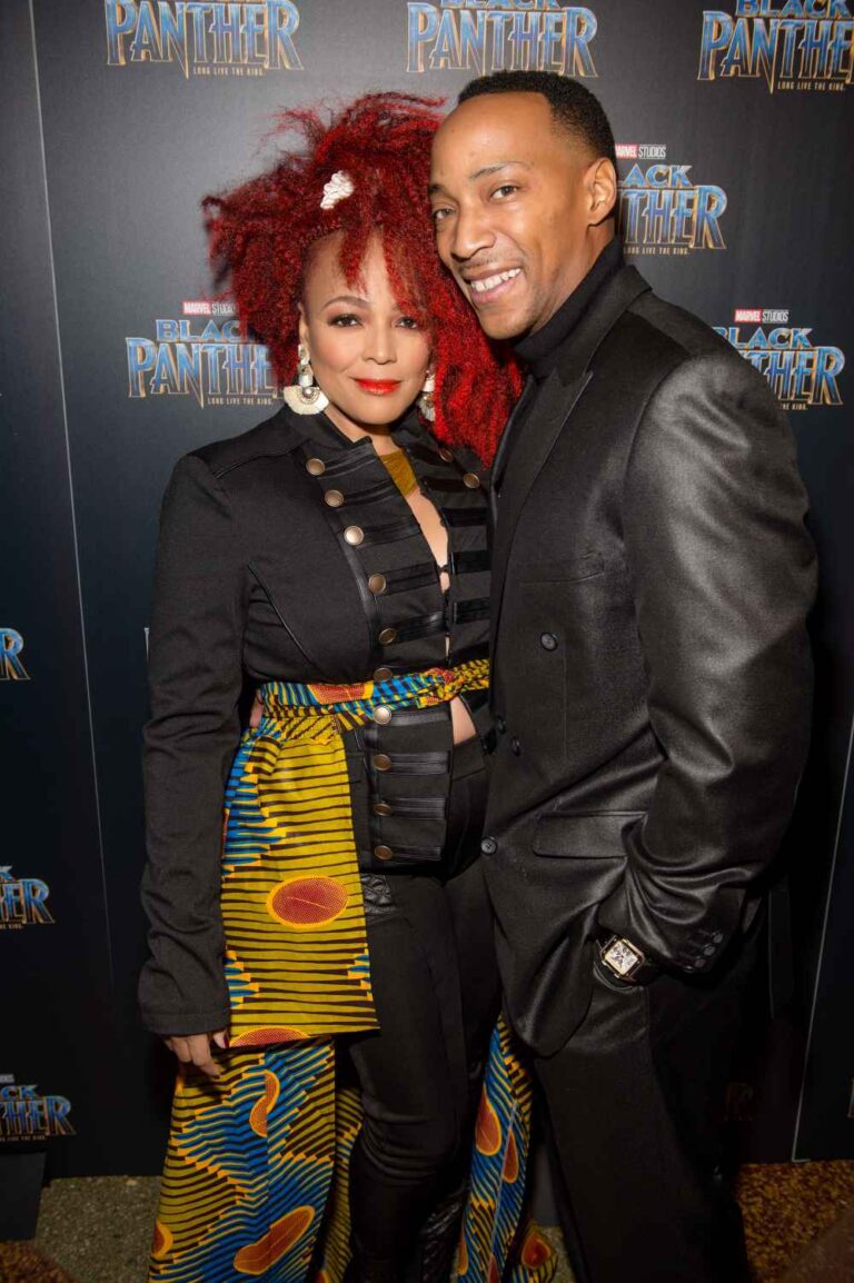 Kim Fields and Christopher Morgan