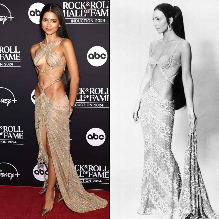 Zendaya Embodies Cher at R R Induction 01 2024