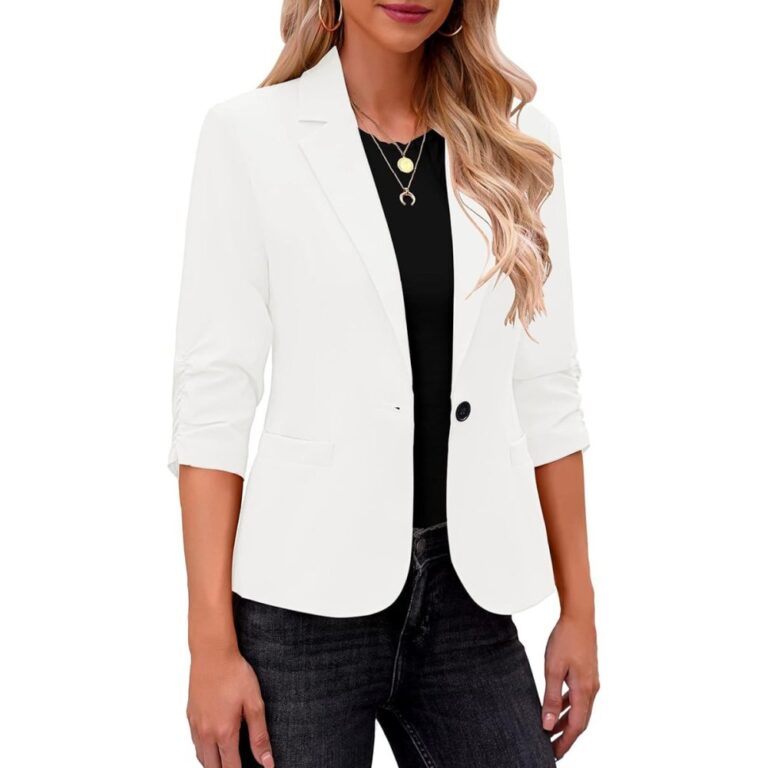 white blazer