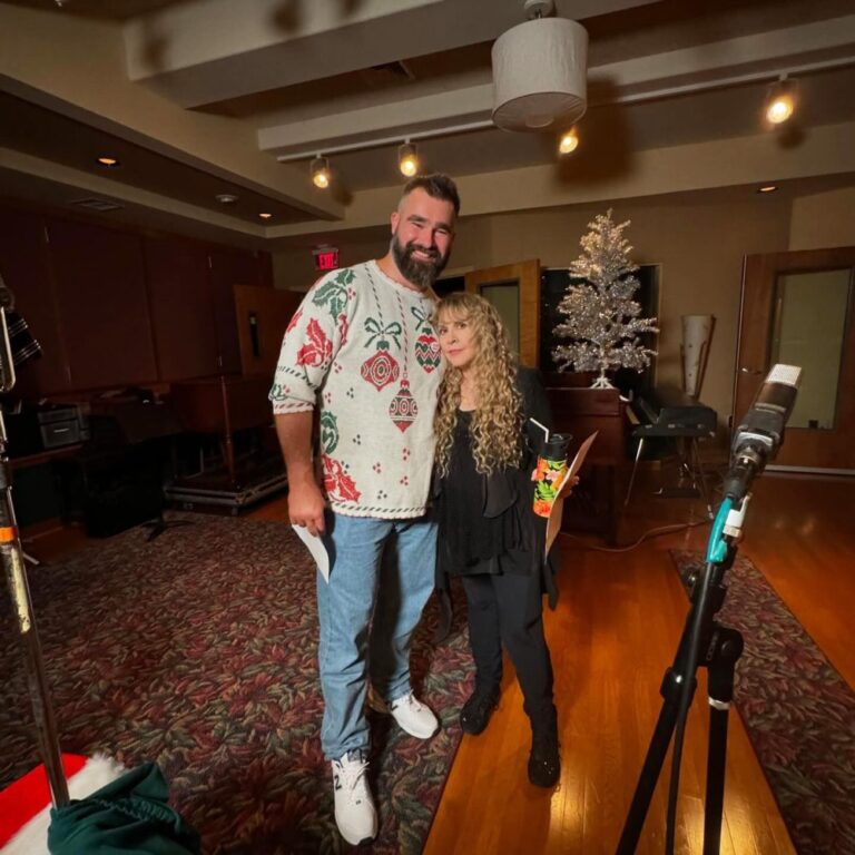 Jason Kelce and Steve Nicks Single Drops at Midnight