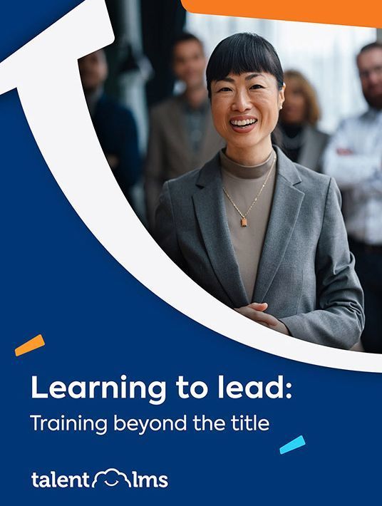 TalentLMS eBook Learning To Lead Training Beyond The Title cover