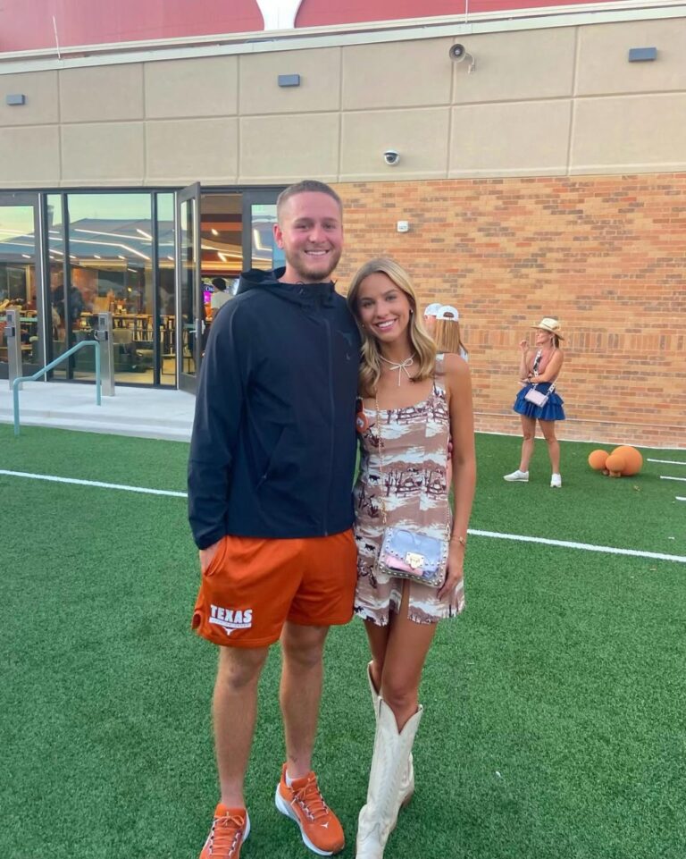 Texas Quarterback Quinn Ewers and Girlfriend Mady Barnes Relationship Timeline 2