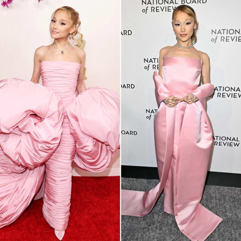 Ariana Grande Recreates Her 2024 Oscars Look at the National Board of Review Gala 1