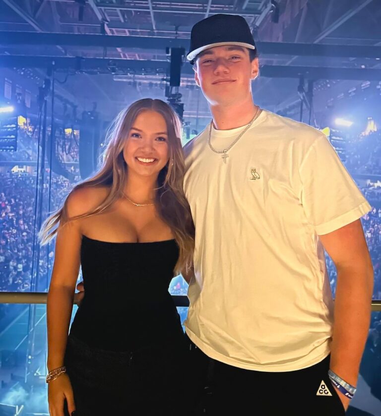 Penn State QB Drew Allar and GF Emma Bush High School Sweethearts to the College Football Playoff 1