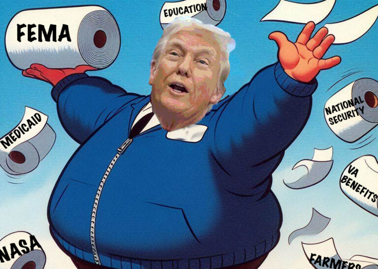 trump tossing towels 2