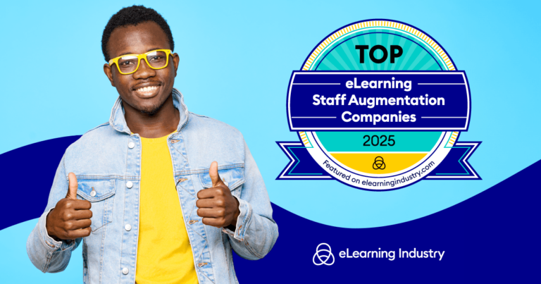 Top eLearning Companies for Staff Augmentation 2025 Image With Badge